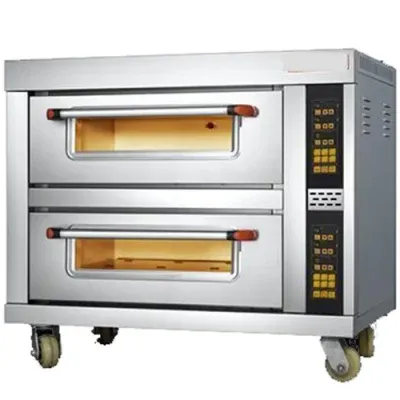 Commercial Bakery Equipment Bakery Machines Electric Baking Oven Stainless Steel Baking Pizza Ovens