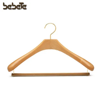 Brown Wooden Coat Hanger