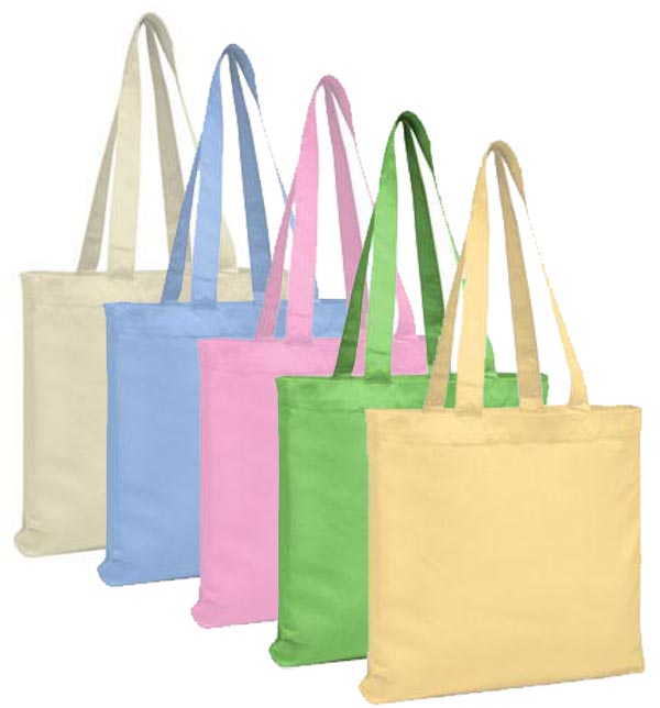 Your own pure colorful canvas bags 