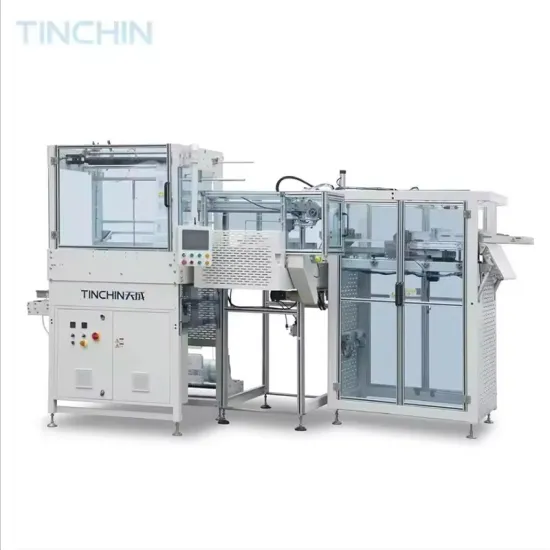 High speed automatic Ice cream tray plastic tray stackingg and packing machine