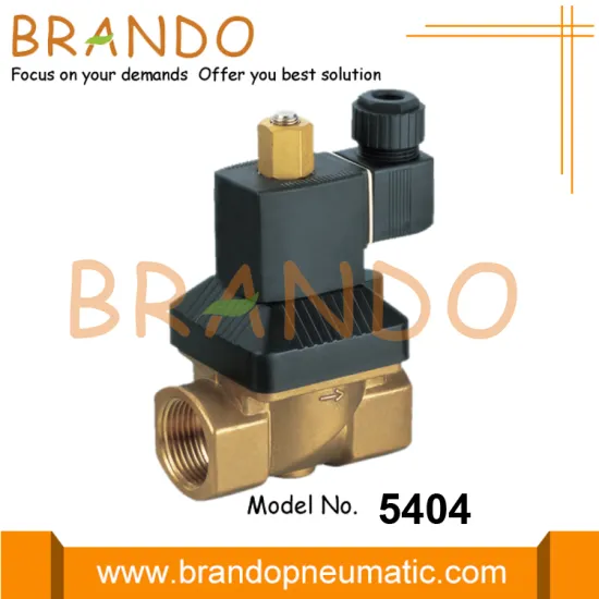 High Pressure Normally Open Brass Solenoid Valve 1''