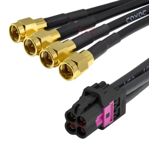 Auto Female Mini Fakra to Male SMA Cable