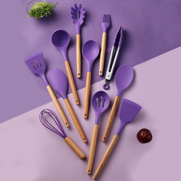 BPA heat resistant kitchen silicone spatulas set