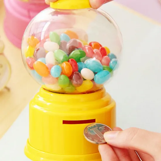 plastic children's money boxes funny money bank Toys for Kids Gift Pizies Novelty Creative twist candy machine mini box Toys