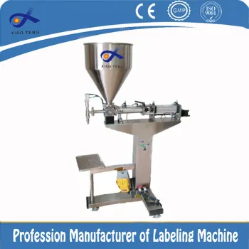 Semi-auto honey filling machine for liquid and paste