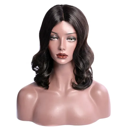 short  remy human hair  lace wig 2 by 6 loose wave short lace wigs