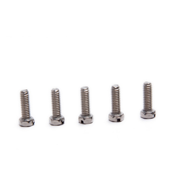 Metric Slotted Hex Head Screws