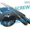 Gpm 65/132 Twin Conical Screw Barrel for PVC Sheet, Pipe, Profile Rod Extrusion