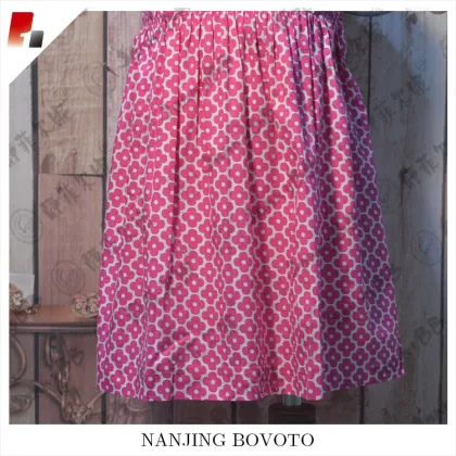 wholesale poplin princess flower printed skirt