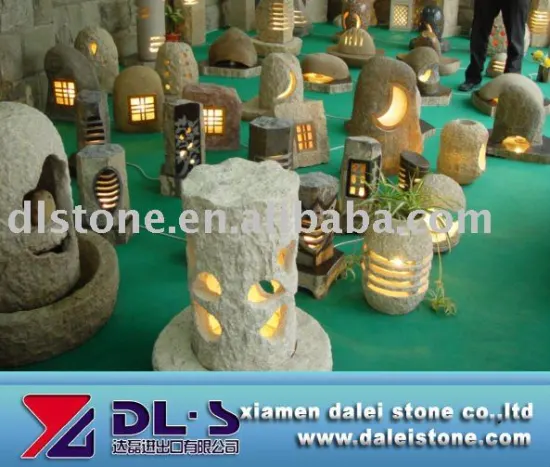 natural stone lamp, garden lamp,out door light factory price