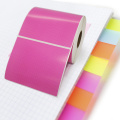 Pelekat label berwarna -warni yang serasi dengan pencetak zebra