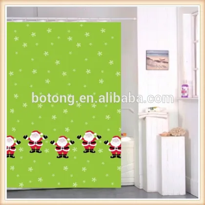 santa shower curtain christmas shower curtains snowflake shower curtains
