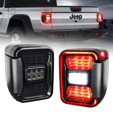 Rear Left & Right LED Tail Light Brake Lamp for Jeep Gladiator JT 2020-2022