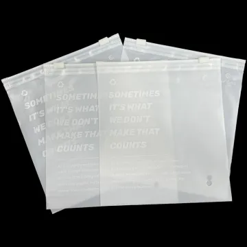 PLA+PBAT slider zipper bag
