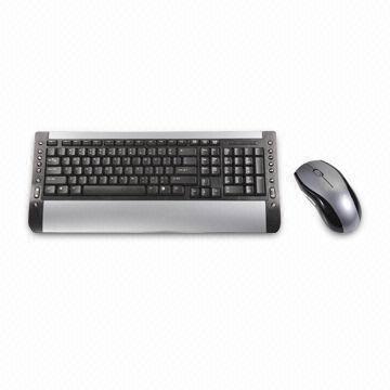 2.4GHz Wireless Mouse and Splash-proof Multimedia Keyboard Combo