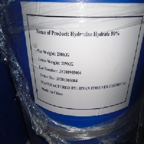 hydrazine hydrate with anhydrides