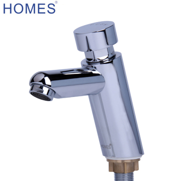 Self-Closing Public Bathroom Faucet for Water Conservation