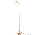 Golden LED eye-caring floor lamp