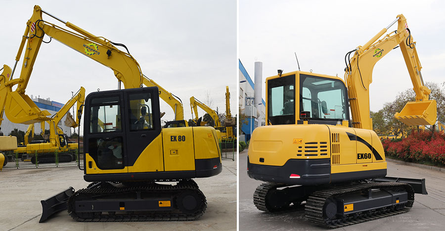 EX80 crawler excavator for sale in stock