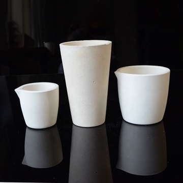 High Temperature 99% Magnesium Oxide Mgo Ceramic Crucible for Laboratory Use