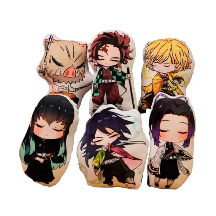 Japanese Cartoon Demon Slayer Plush Pillow