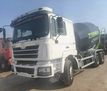 Second Hand 8 Cubic Meters Shacman F3000 6x4 Cement Concrete Mixer Truck with Hydraulic Pump