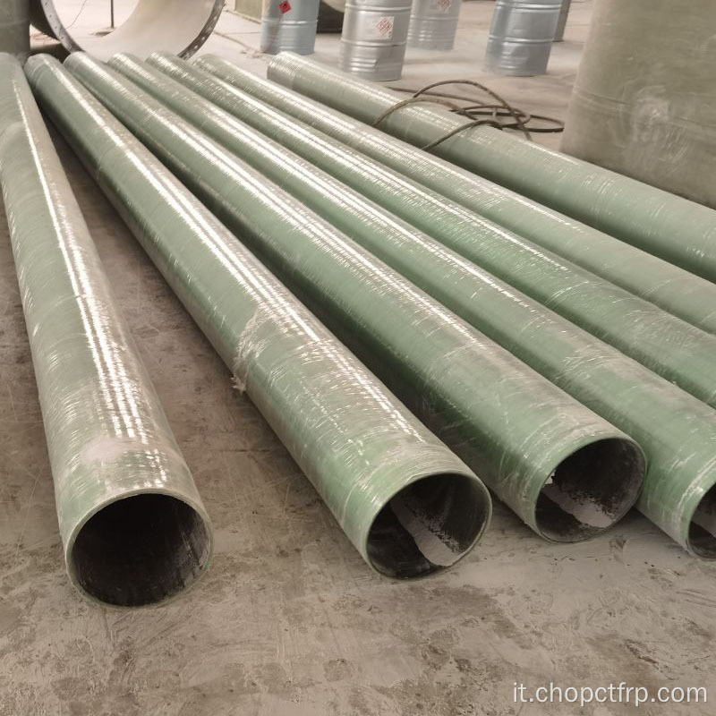 Applicazione speciale FRP GRP Pipe con diametro diverso