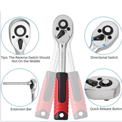 Professional Mechanic's Tool Set: Including Ratchet Wrenches, Socket Wrenches, Spanners, and More