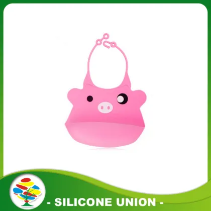 Colourful Waterproof Leak Proof Silicone Baby Bibs