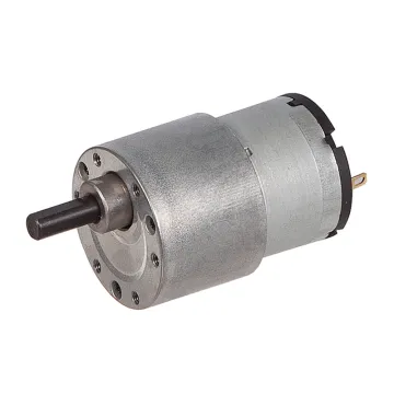 24V, 12V Mini DC Parallel Shaft Gear Motor - 37JB6K/33ZY24 (37mm)