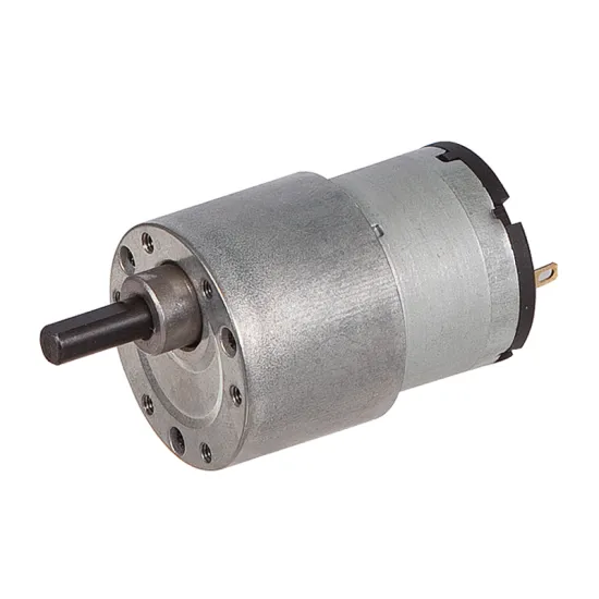 24V, 12V Mini DC Parallel Shaft Gear Motor - 37JB6K/33ZY24 (37mm)