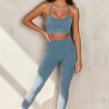 Conjunto de ropa deportiva de gimnasio de yoga