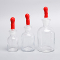 Glass Lab Reagent Bottle with Dropper