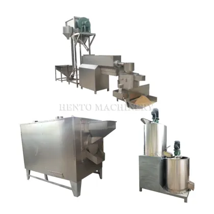Automatic Sesame Peeling and Roasting Machine for Tahini Production Line