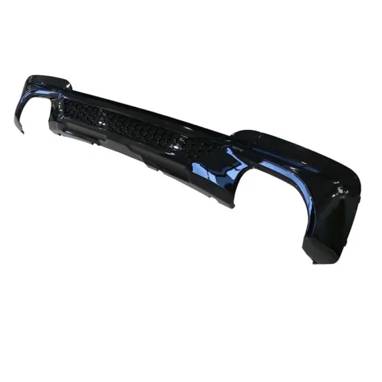 BMW X3 G01 Rear Lip Spoiler Modification: Glossy Black X3M Style with Four Exhaust Tailpipes