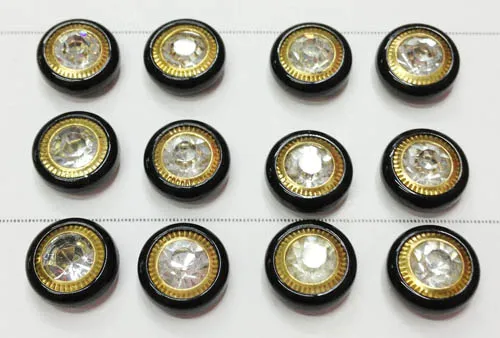 Double-color Rhinestone Rivets, Shoes Accessories, Garment Accessories