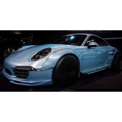 Adhesive Glossy Macaron Sky Blue Car Wrap Film