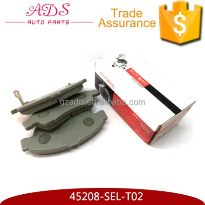 China Factory Price Auto Spare Parts: Wearever Semi-metallic Brake Pads for Civic