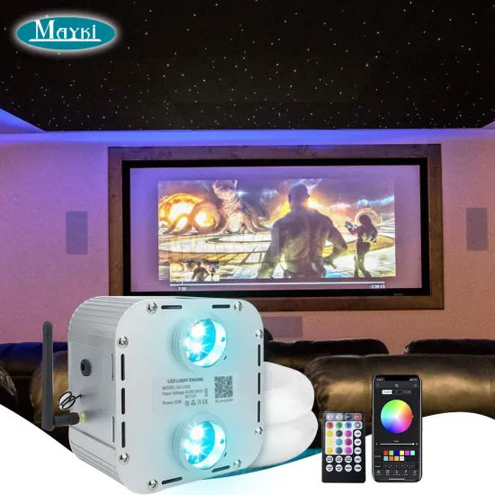 32W RGB LED Fiber Optic Light Twinkle Starlight Ceiling Projector