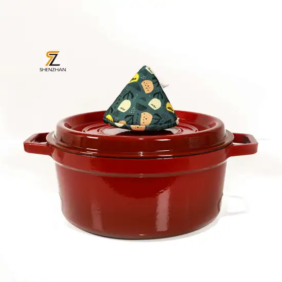 Custom Wholesale Enamel Cast Iron Cookware: Including Casserole, Cast Iron Soup Pot, and Pots with Lid