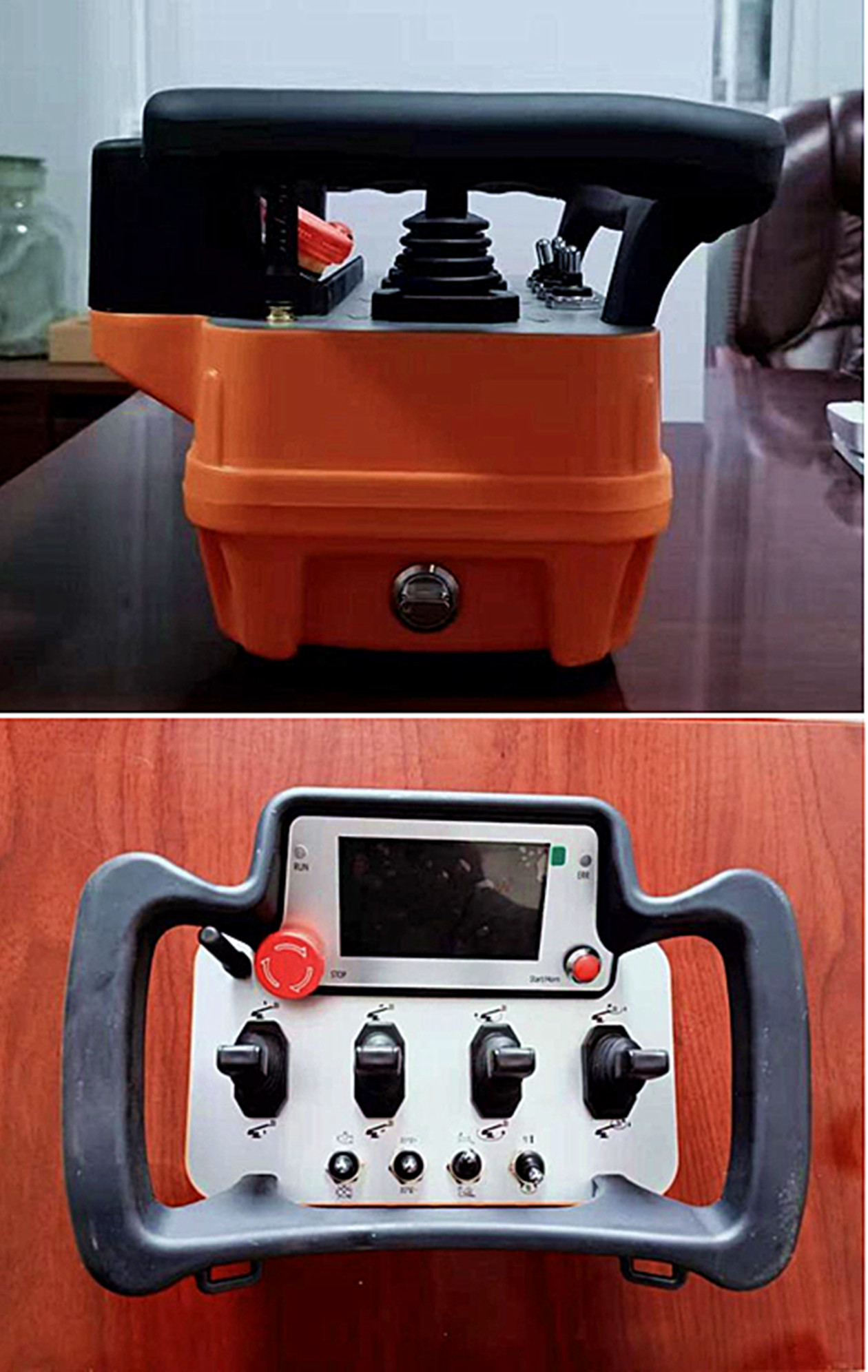 Aerial work truck remote control