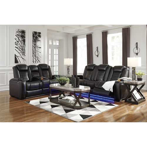 Kualitas tinggi OEM LED Isi Ulang Home Theater Cinema Film Listrik Berbaring Sofa Set Furniture Recliner