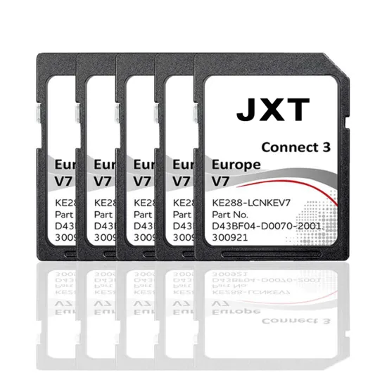 Professional Manufacturer of Navi Maps Card for Nissan Connect 3 V7 European Sat Nav