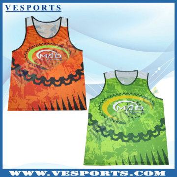 100% Polyester Sublimated Running Singlet