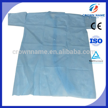 disposable medical acid resistant lab coat