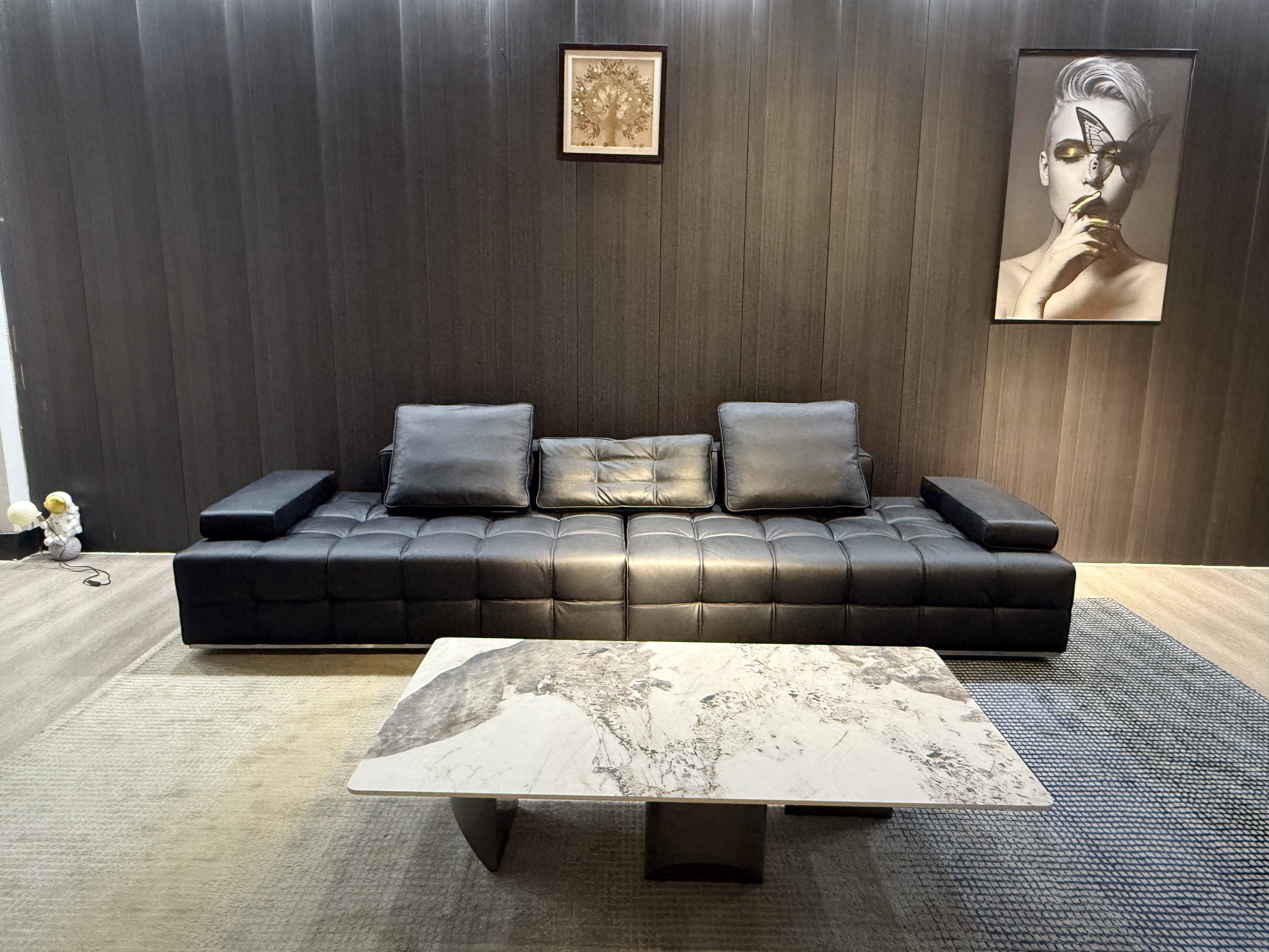 Black Upholstered Sectionals, Leather - Trimmed Modular Couches, Convertible Living Room Sets, Tufted Modular Seating, Minimalist Modular Couches, Scandinavian - Style Modular Sofas