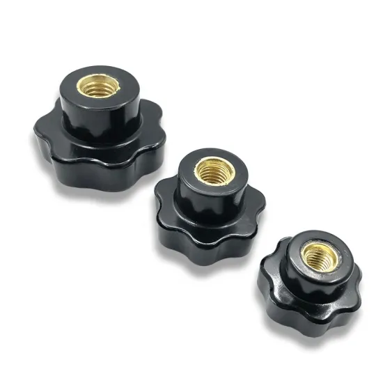 ZDE Thread Plastic Star Head Clamping Knob Grip Machine Handle screw knob with M4-M20 spot supplies