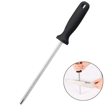 12 Inch Professional Carbon Steel Knife Sharpener Sharpening Rod
