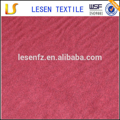 Lesen poly herringbone fabric / imitate wool
