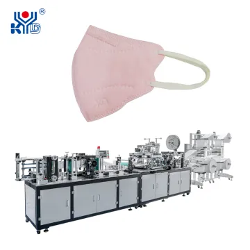 High Speed Automatic Disposable 2D Folding Mask Machine